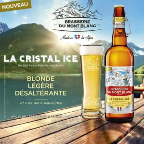 Bière ICE Cristal Mont Blanc