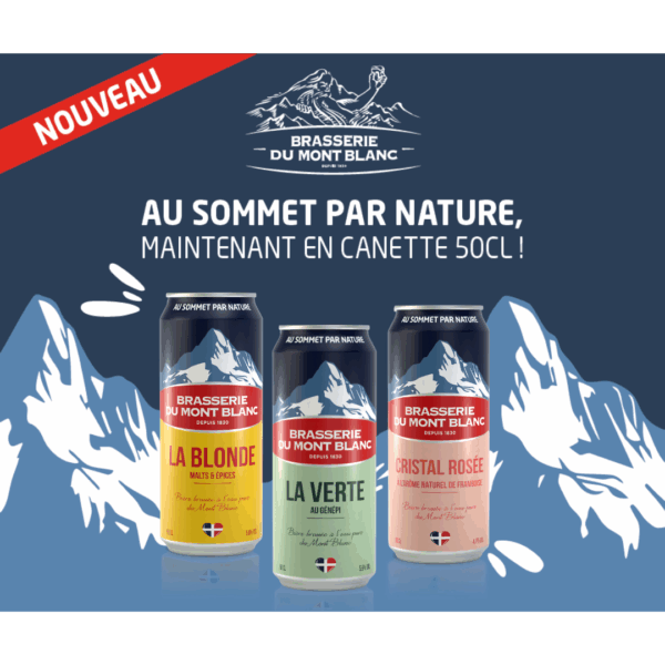 Trois de nos bières emblématiques arrivent en canette 50cl !